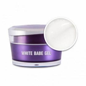   Perfect Nails White babe gel - Fehér műkörömépítő építő zselé 15g