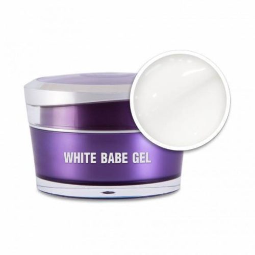 Perfect Nails White babe gel - Fehér műkörömépítő építő zselé 15g