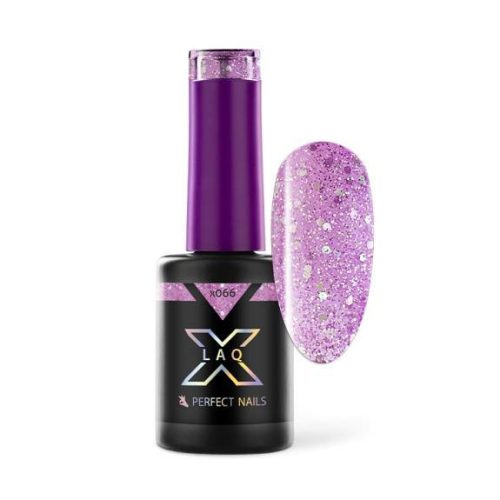 Perfect Nails Gél Lakk 8ml Purple X066 Sparkle