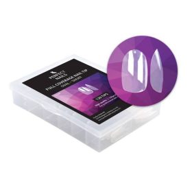  Perfect Nails Full Coverage Zselés Műköröm Tip Készlet Oval Short