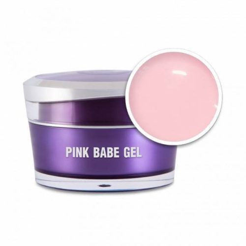 PINK BABE GEL - RÓZSASZÍN MŰKÖRÖMÉPÍTŐ ZSELÉ 15G