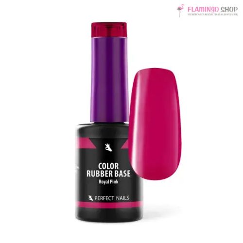 Perfect Nails Color Rubber Base Gel Színezett Alapzselé 8ml Royal Pink