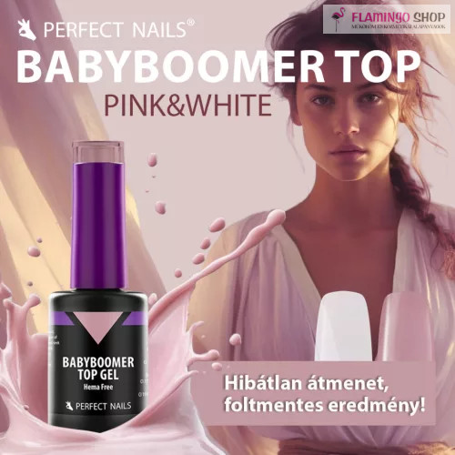 Perfect Nails Babyboomer Top Gel - Milky White - 15ml