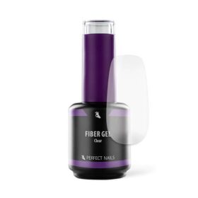   Perfect Nails Fiber Vitamin Base Gel - Hema Free Erősített Gél Lakk Alap - Clear - 15ml