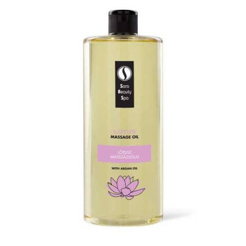 Sara Beauty Masszázsolaj „Mentes” - Lótusz - 1000ml