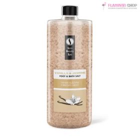   Sara Beauty Relaxáló Fürdősó és Lábáztató Só - Vanília és Jázmin - 1320g