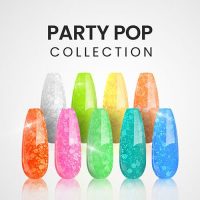 PARTY POP COLLECTION - Flitteres géllakkok
