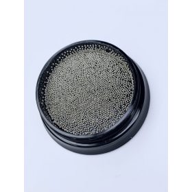   Luxury Nails - Díszítő gyöngy 0,6mm ( Arany, Ezüst, Rose Gold) - Fehér