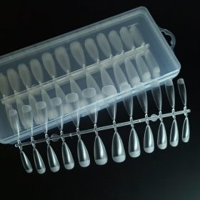   Luxury Nails #4 Full Coverage Gel Tip (240db/doboz, 12 méret)Mandula XL