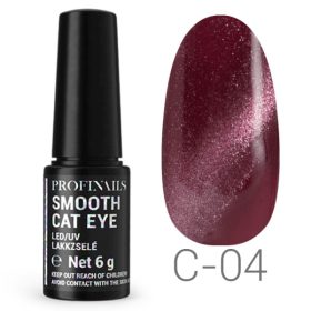 Profinails Smooth Cat Eye LED/UV lakkzselé 6g C 04