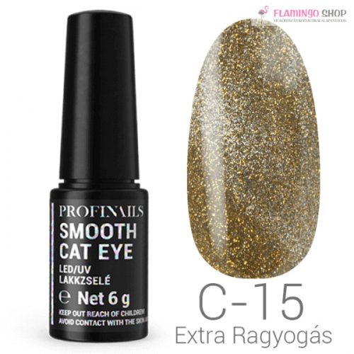 Profinails Smooth Cat Eye LED/UV lakkzselé 6g C 15