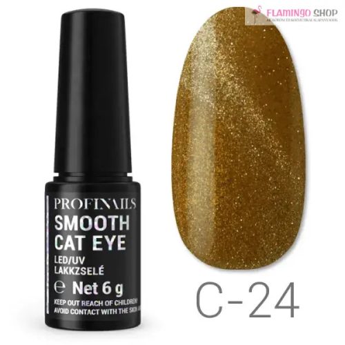 Profinails Smooth Cat Eye LED/UV lakkzselé 6g C 24